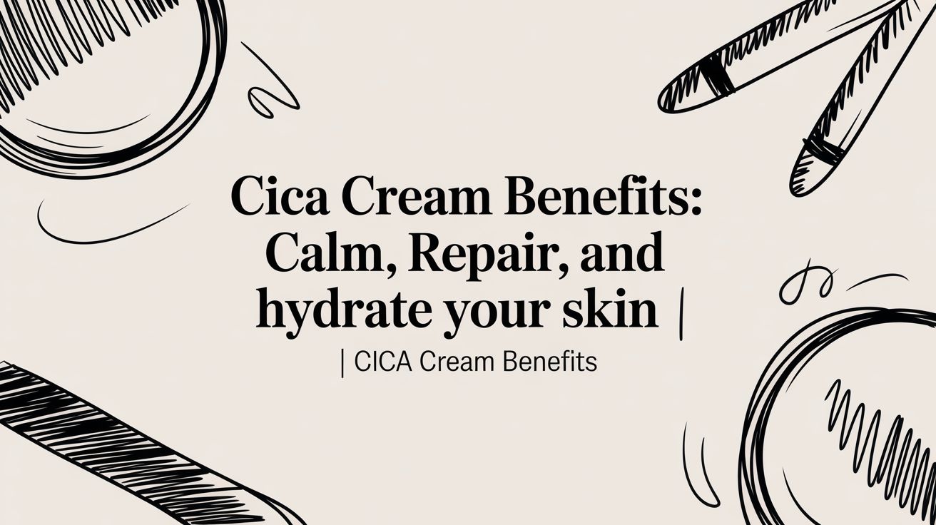 Cica Cream Benefits: Your K-Beauty Guide to Calm, Repaired Skin