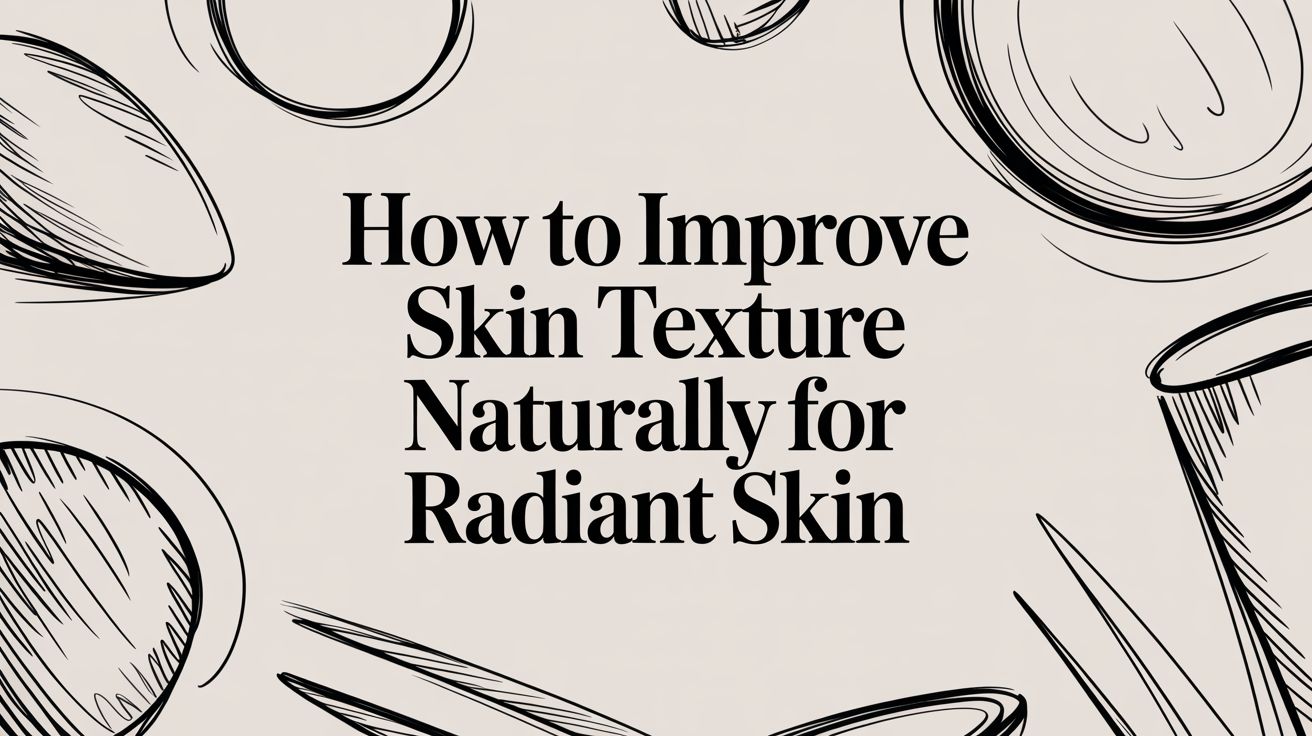 Common causes of rough or uneven skin texture