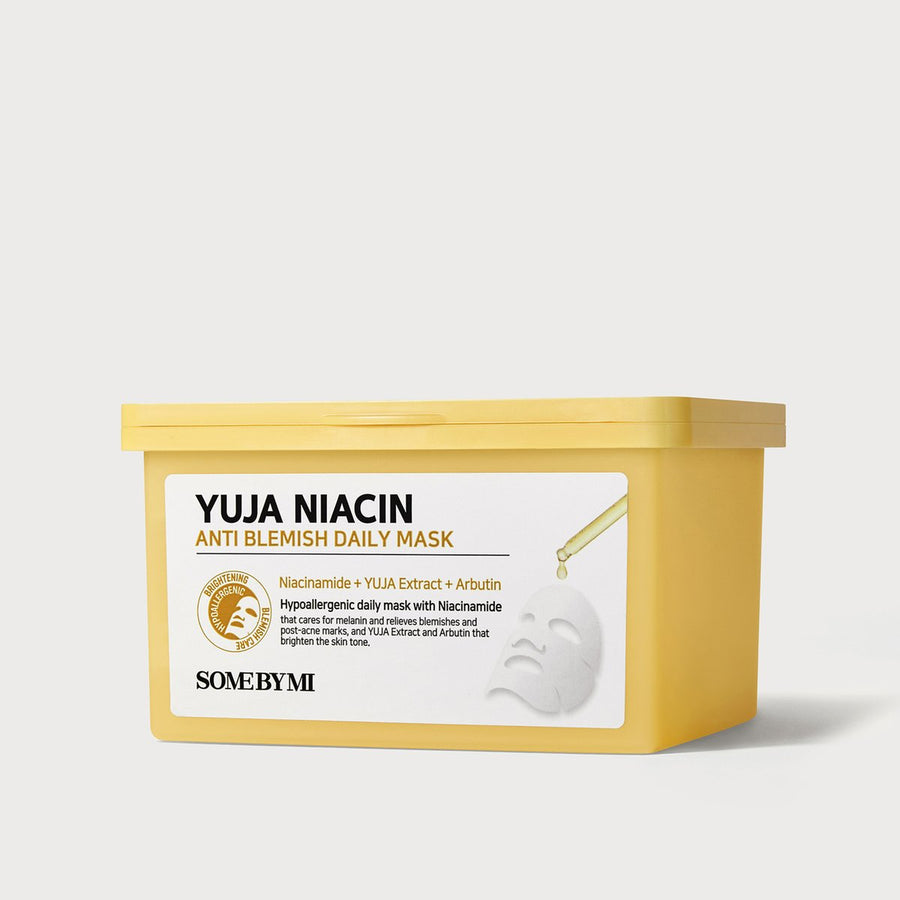 Ansiktsmaske SOME BY MI Yuja Niacin Anti Blemish Daily Mask 370ml/30ea