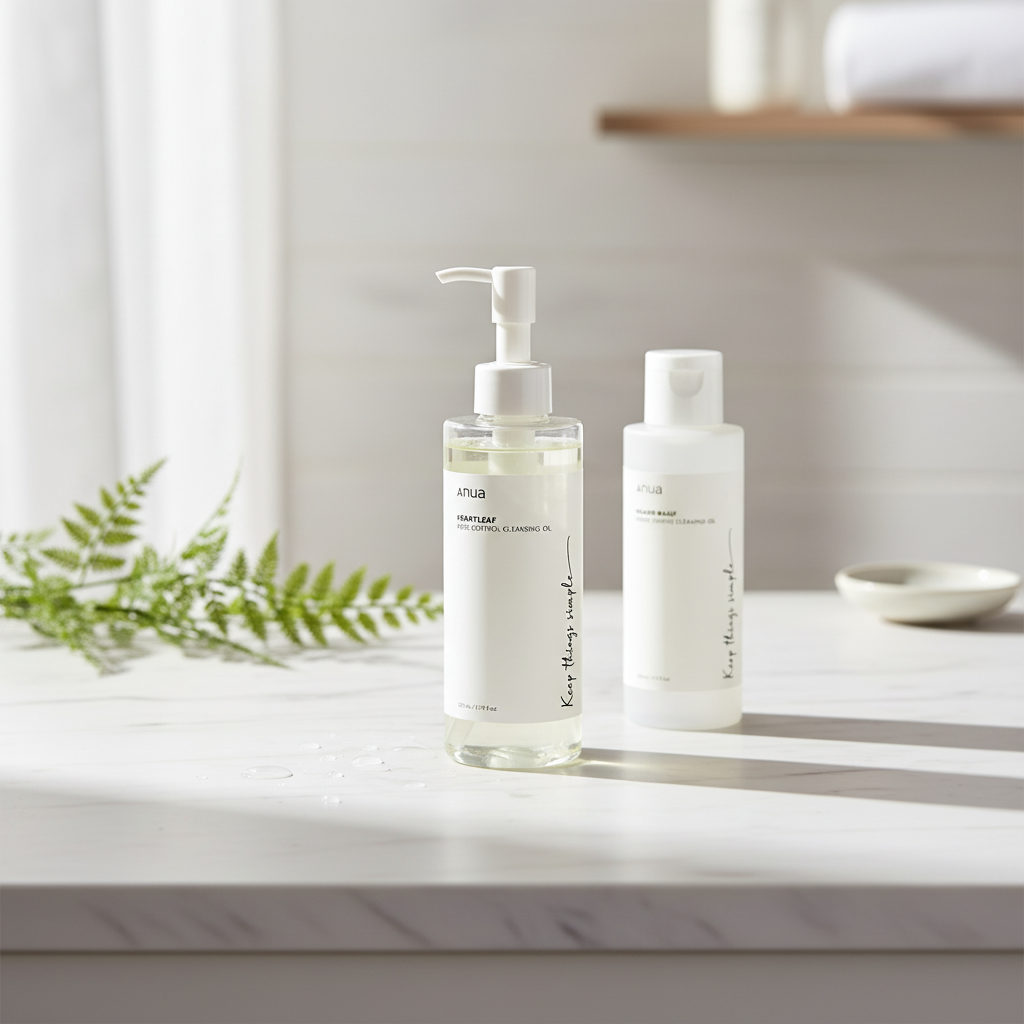 Anua Heartleaf Pore Control Cleansing Oil - The essential first step in Korean double cleansing