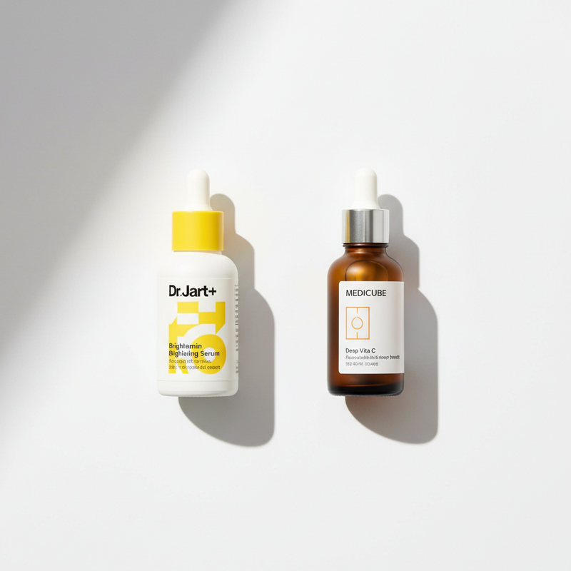 Dr.Jart+ Brightamin Brightening... vs medicube Deep Vita...: Which Is