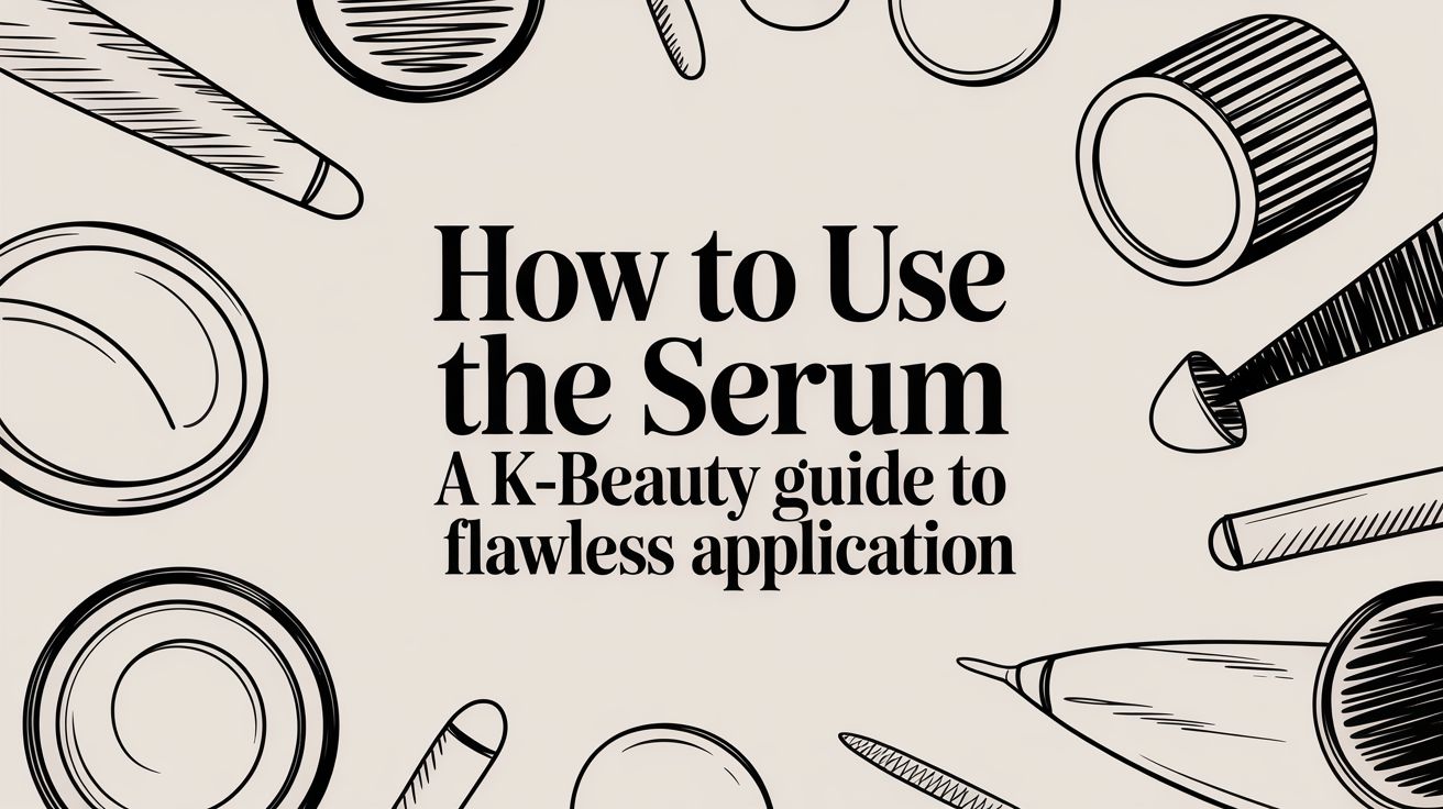 How to Use a Serum: A K-Beauty Guide to Flawless Application