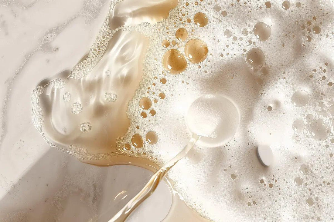 oil-foam cleanser texture