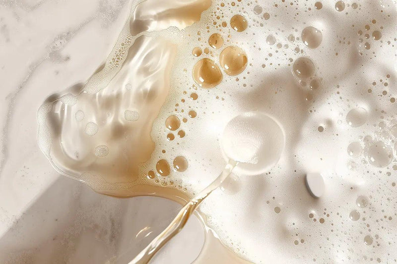 oil-foam cleanser texture