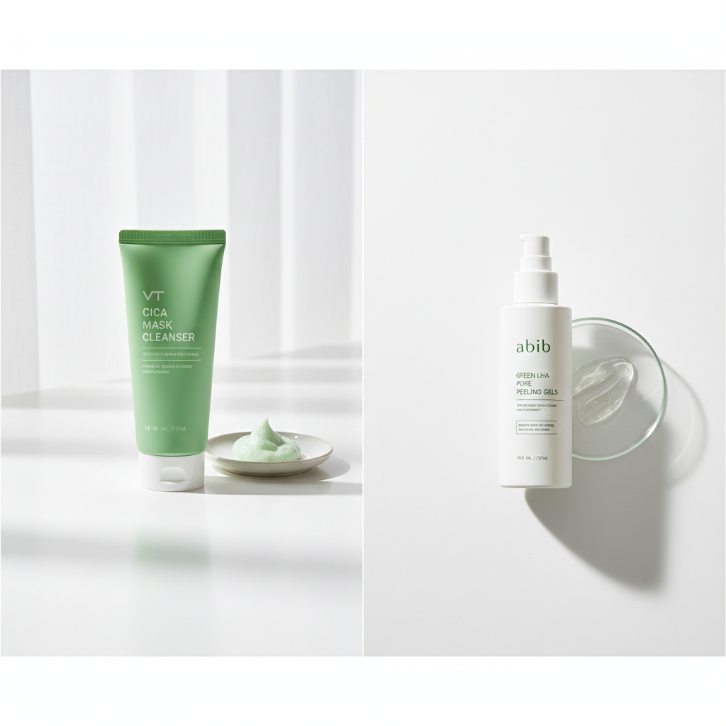 VT CICA MASK CLEANSER... vs Abib Green LHA Pore...: Which Is Better?