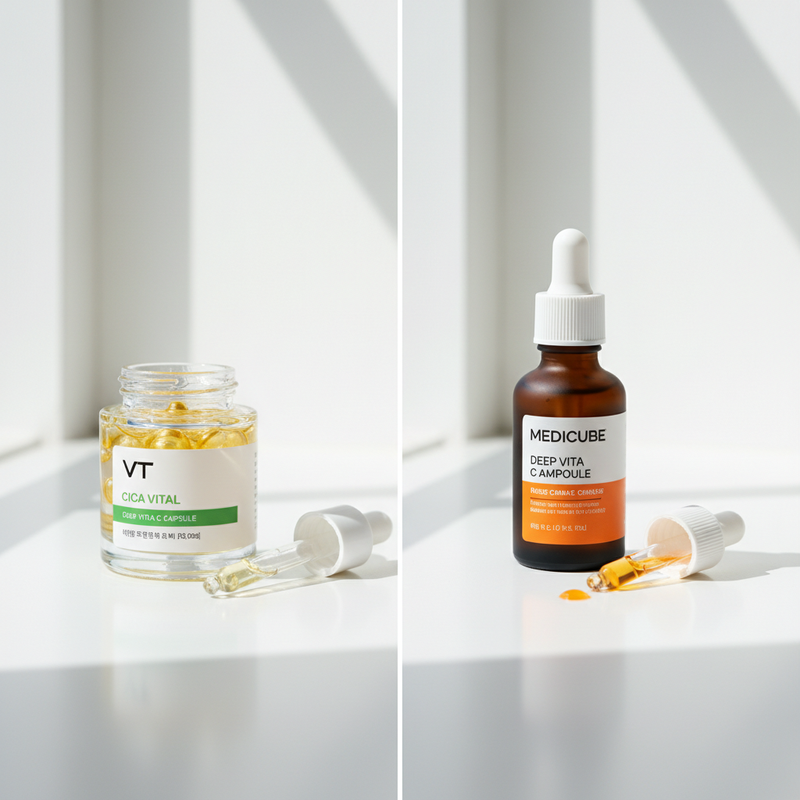 VT Cica Vital Capsule... vs medicube Deep Vita C...: Which Is Better?