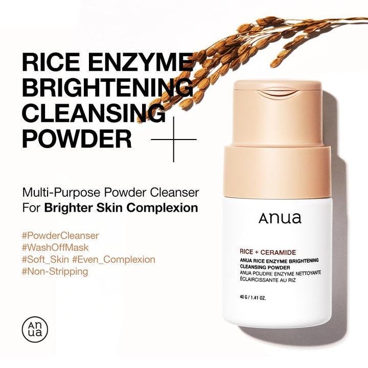 Anua RICE ENZYME BRIGHTENING CLEANSING POWDER 40g (Cleansers) 40 g