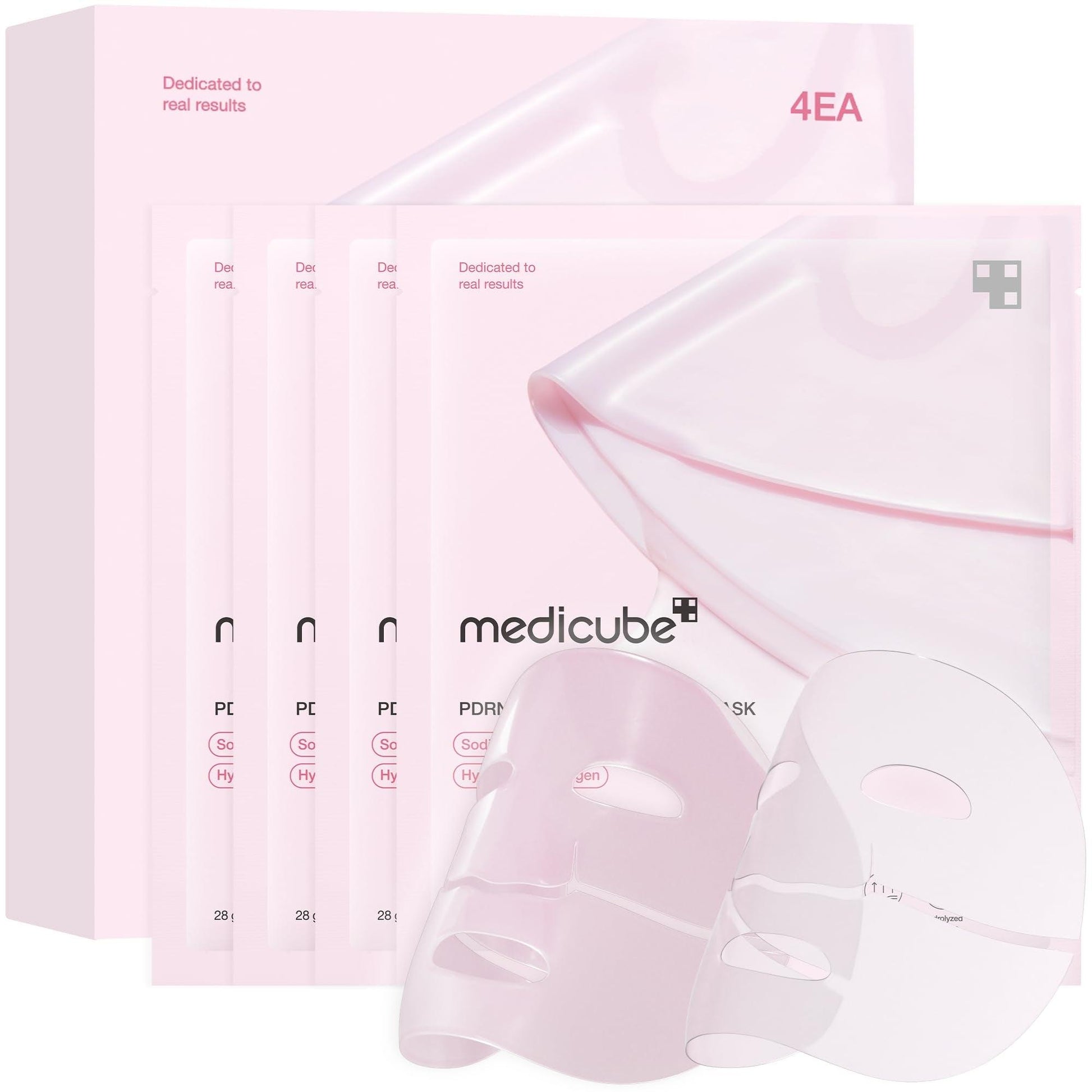 medicube PDRN Pink Collagen Gel Mask 28g X 8ea (Facial Mask) 28 g
