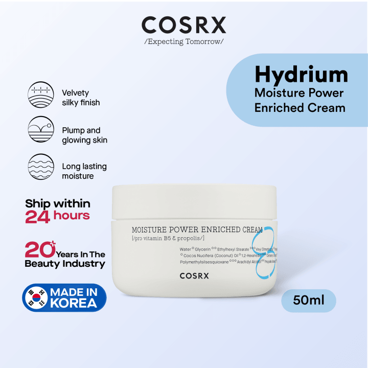 COSRX Hydrium Moisture Power Enriched Cream 50ml