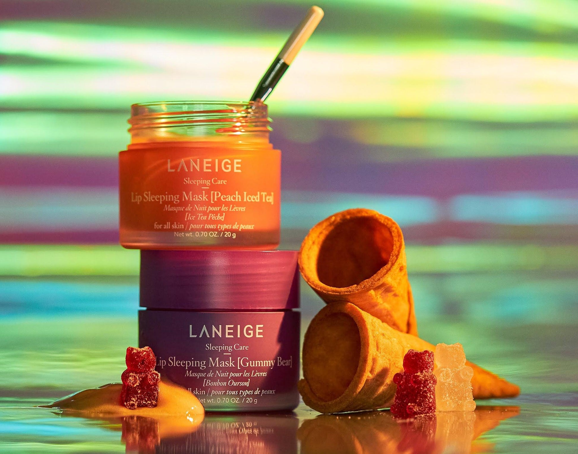 LANEIGE Lip Sleeping Mask EX 20ml #Peach Iced Tea (Lip Mask)