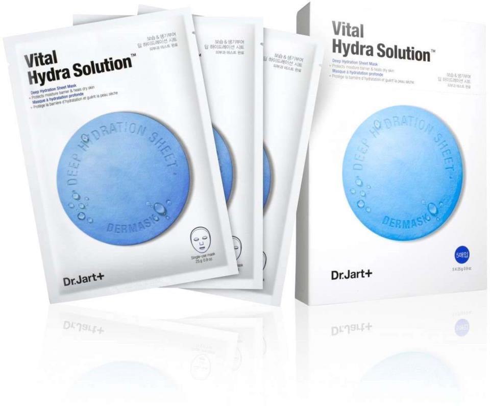 Dr.Jart+ Dermask Vital Hydra Solution Value Pack 25g X 5ea (Facial Mask) 25 g