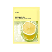 Anua Green Lemon Vita C Blemish Serum Mask 25ml X 10ea (Facial Mask)