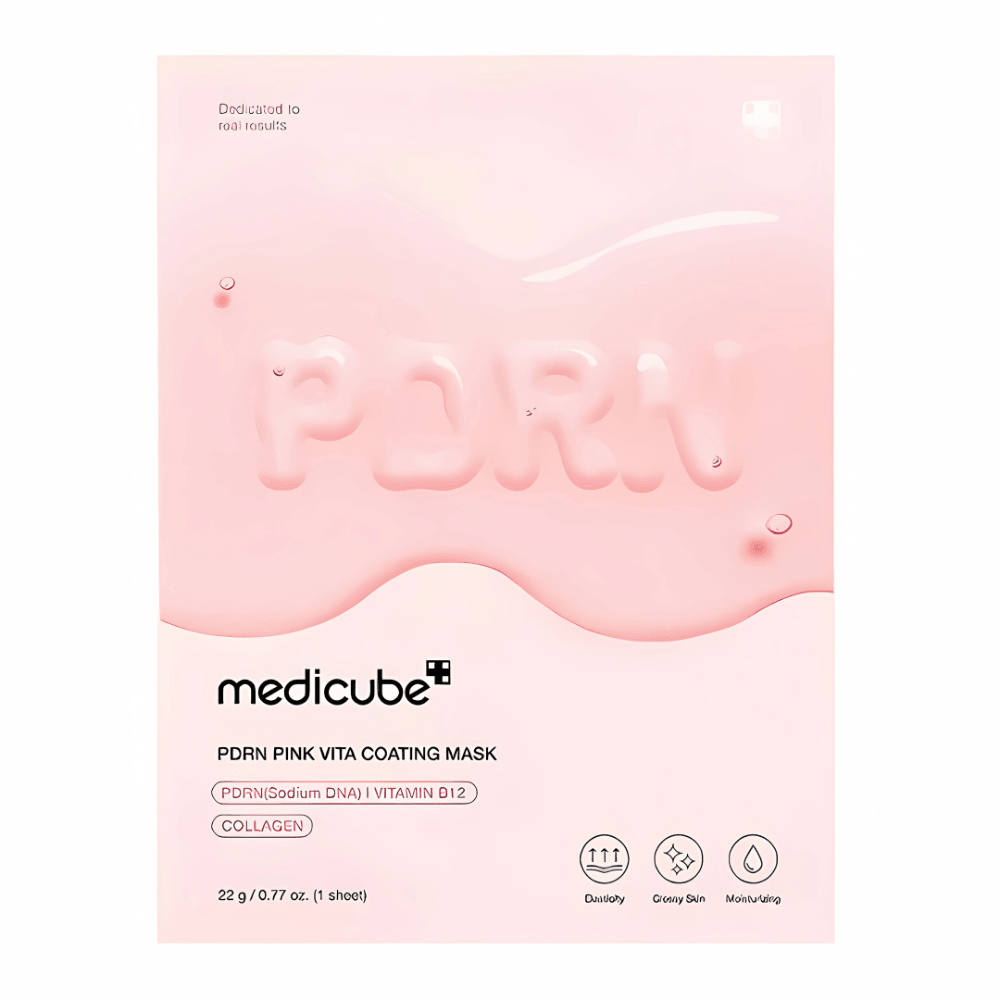 medicube PDRN Pink Vita Coating Mask 22g X 5ea (Facial Mask) 22 g