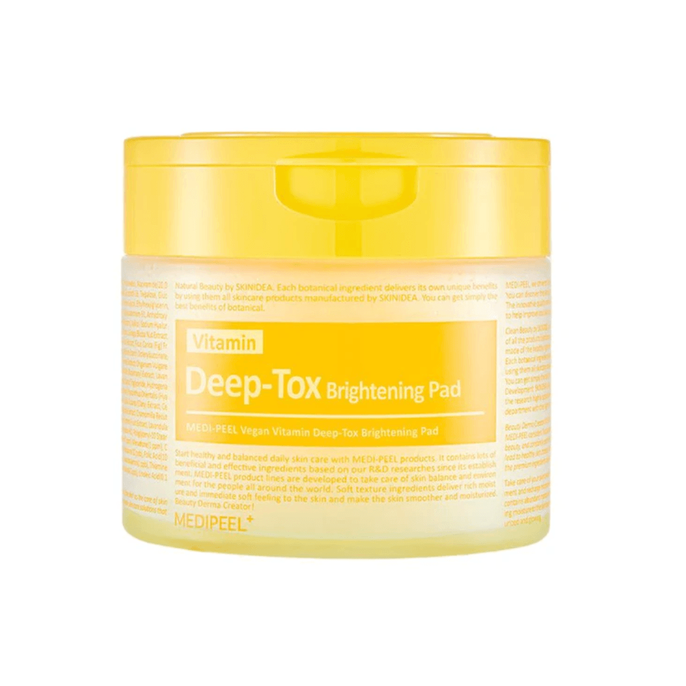 MEDIPEEL Vegan Vitamin Deep-Tox Brightening Pad 70pcs/270ml (Essence Pad) 70 pcs