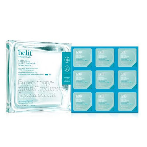 belif Super Drops Multi-7 Hyaluronic Frozen Serum 5ml*9 Capsules