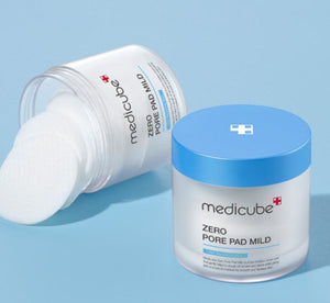medicube Zero Pore Pad Mild 155g(70 Pads) packaging and details
