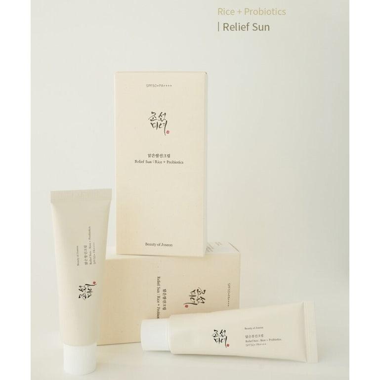 Beauty of Joseon Relief Sun: Rice + Probiotics (SPF50+ PA++++) Double Pack 50ml X 2ea (Sunscreen)
