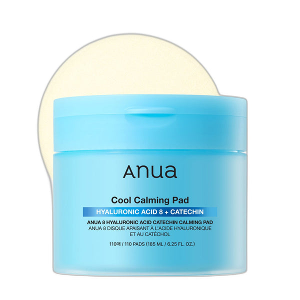 ضمادات Anua 8 Hyaluronic Acid Catechin Calming Pad المهدئة 185ml/110ea