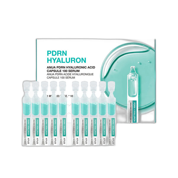 Anua PDRN Hyaluronic Acid Capsule 100 Serum 1ml X 10ea