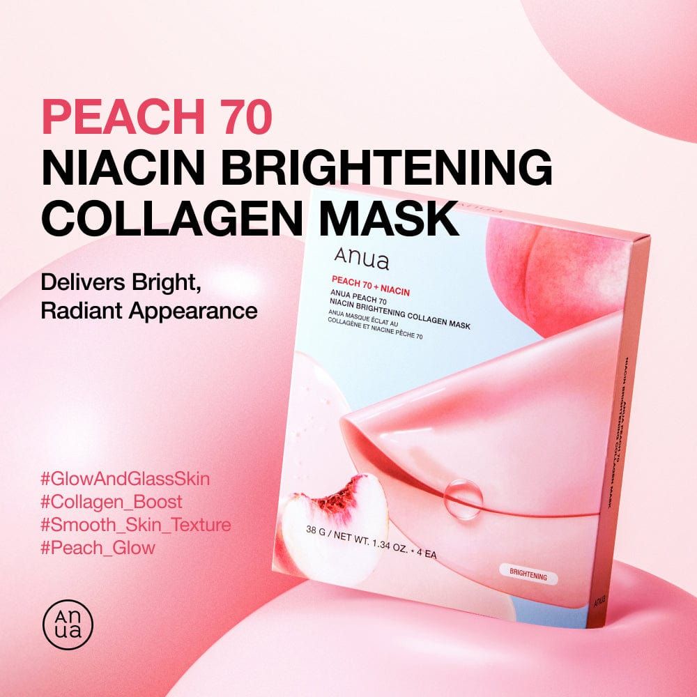 Anua Peach 70 Niacin Serum Mask Sheet 25g X 10ea