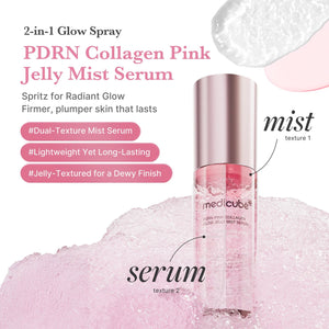 medicube PDRN PINK COLLAGEN GLOW JELLY MIST SERUM 100ml, image 2