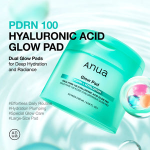Anua PDRN 100 Hyaluronic Acid Glow Pad 60P/180ml, image 2