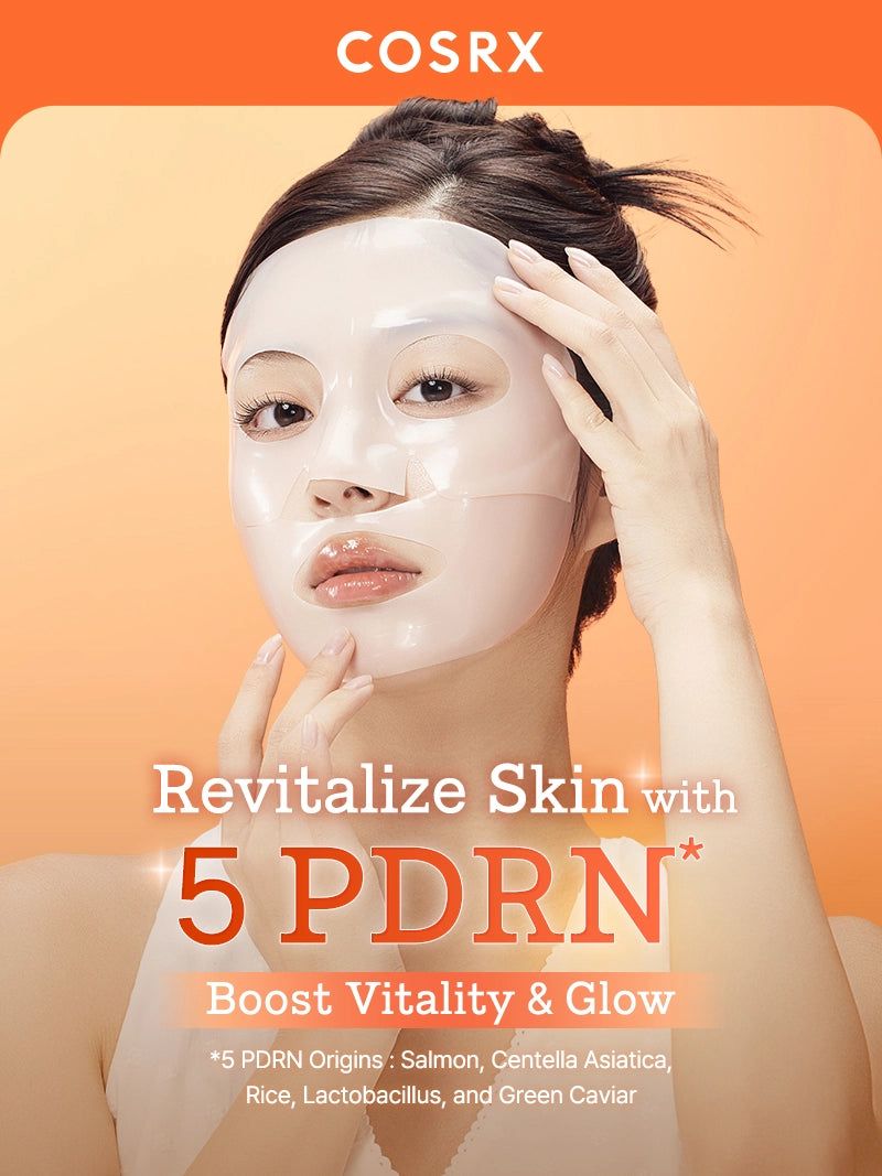 COSRX 5 PDRN Hyaluronic Acid Vital Hydrating Hydrogel Mask 34g X 3ea
