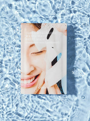 COSRX Hydrium Triple Hyaluronic Water Wave Sheet Mask (10 Sheets), image 2