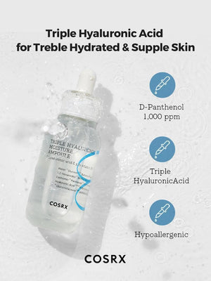COSRX Hydrium Triple Hyaluronic Moisture Ampoule 40ml, image 2