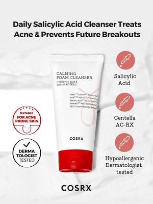 COSRX AC Collection Calming Foam Cleanser 150ml, image 2