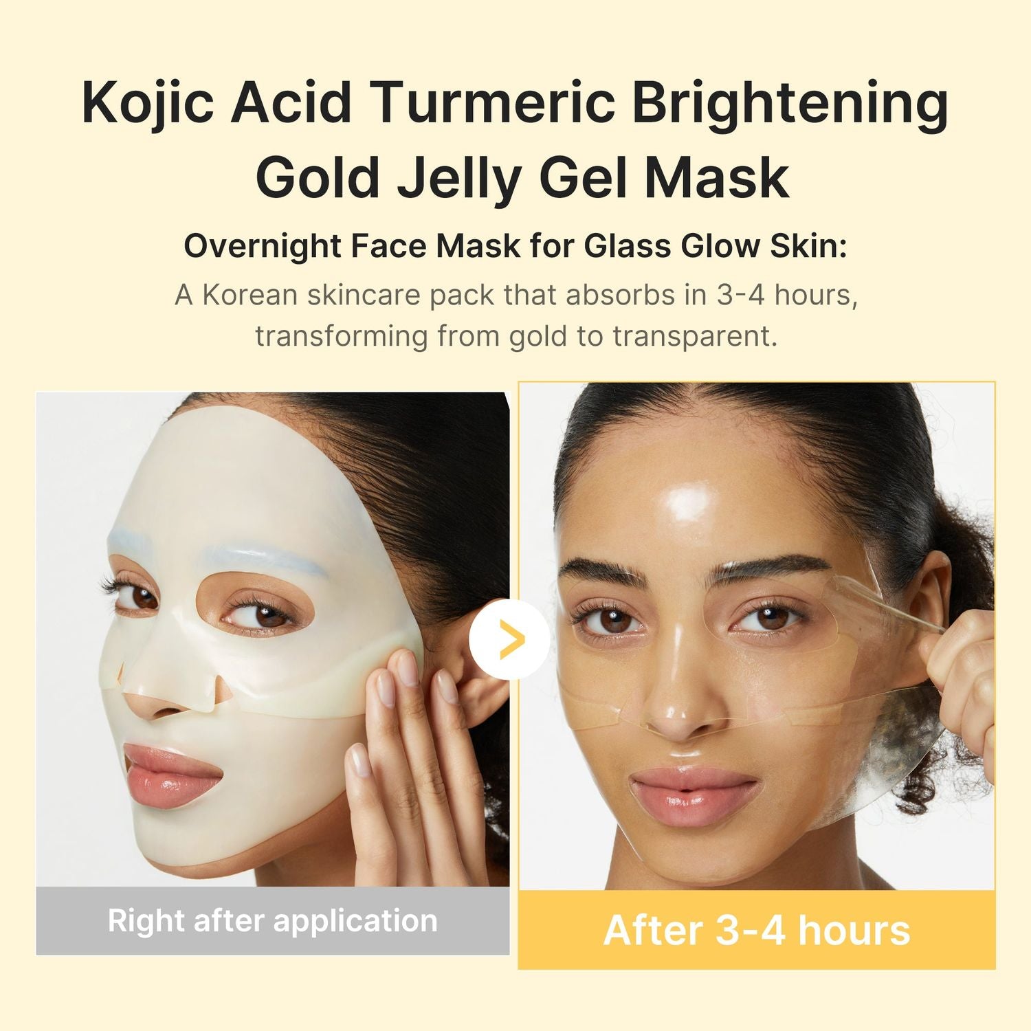 medicube Kojic Acid Turmeric Brightening Gel Mask 28g*4ea