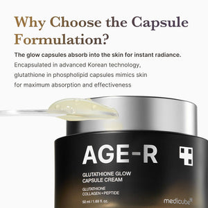 medicube AGE-R Glutathione Glow Capsule Cream 50ml, image 3