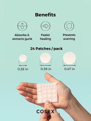 COSRX Acne Pimple Master Patch 24 Patches (3 Sizes), image 3