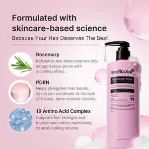 medicube Rosemary PDRN Cooling Thickening Shampoo 400ml, image 3