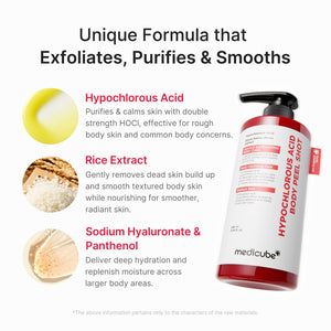 medicube Hypochlorous Acid Body Peel Shot 280ml, image 3