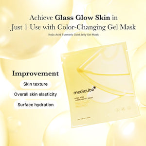 medicube Kojic Acid Turmeric Brightening Gel Mask 28g*4ea, image 4