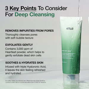 Anua HEARTLEAF QUERCETINOL PORE DEEP CLEANSING FOAM 150ml, image 4