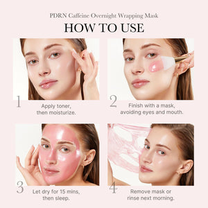 medicube PDRN Pink Caffeine Night Wrapping Mask 75ml, image 5