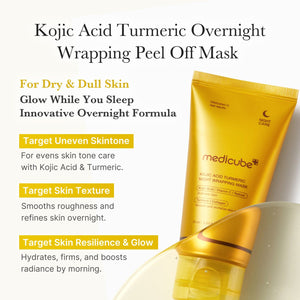 medicube Kojic Acid Turmeric Night Wrapping Mask 75ml, image 6