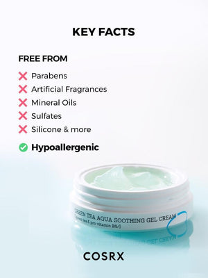 COSRX Hydrium Green Tea Aqua Soothing Gel Cream 50ml, image 7