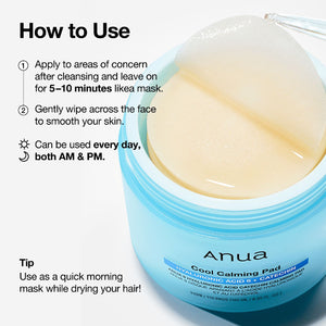 Anua 8 Hyaluronic Acid Catechin Calming Pad 185ml/110ea, image 7
