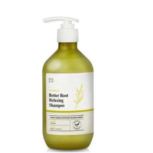 Daleaf Chlorella Better Root Relaxing Shampoo packaging and details