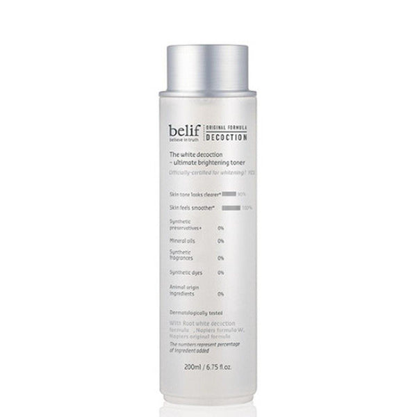 טונר belif The White Decoction - Ultimate Brightening Toner 200ml