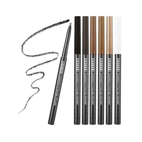 COSNORI Superproof Fitting Gel Eyeliner Pencil 0.13g (6 Colors) 0.13 g