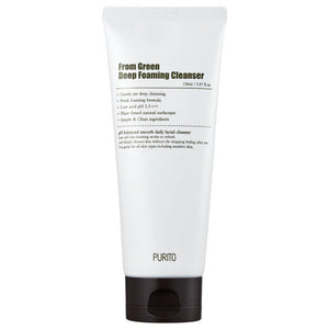 PURITO From Green Deep Foaming Cleanser packaging and details
