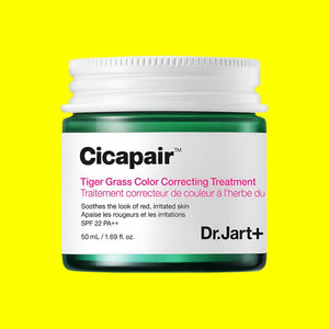 Dr.Jart+ Cicapair Tiger Grass Color Correcting Treatment SPF 22 PA++ packaging and details