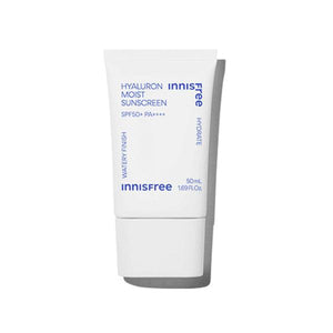 innisfree Hyaluron Moist Sunscreen 50ml SPF50+ PA++++ packaging and details