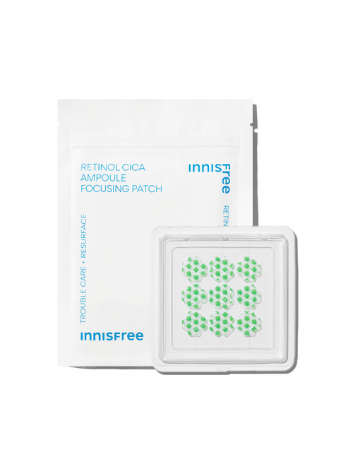 מדבקות רטינול innisfree Retinol Cica Ampoule Focusing Patch 1ea/9 patches