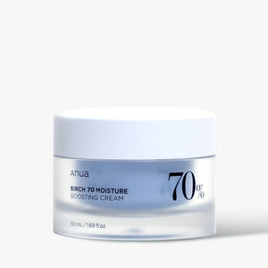 Anua Birch 70 Moisture Boosting Cream packaging and details