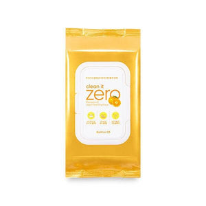 BANILA CO Clean it Zero Mandarin-C VEGAN cleansing Tissue (80 Wipes) - Korean Cleansing Tissue